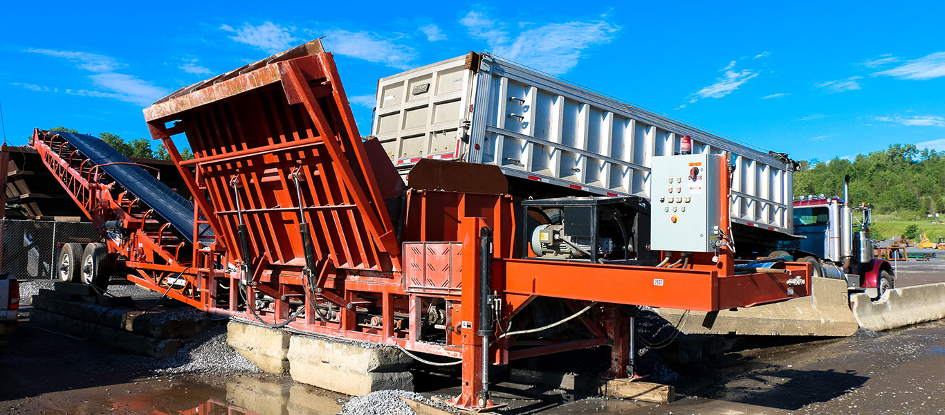 Drive Over Truck Unloader